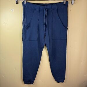 Frank &‎ Eileen Womens Eamon Classic Joggers Dark Blue Size Small Flaw